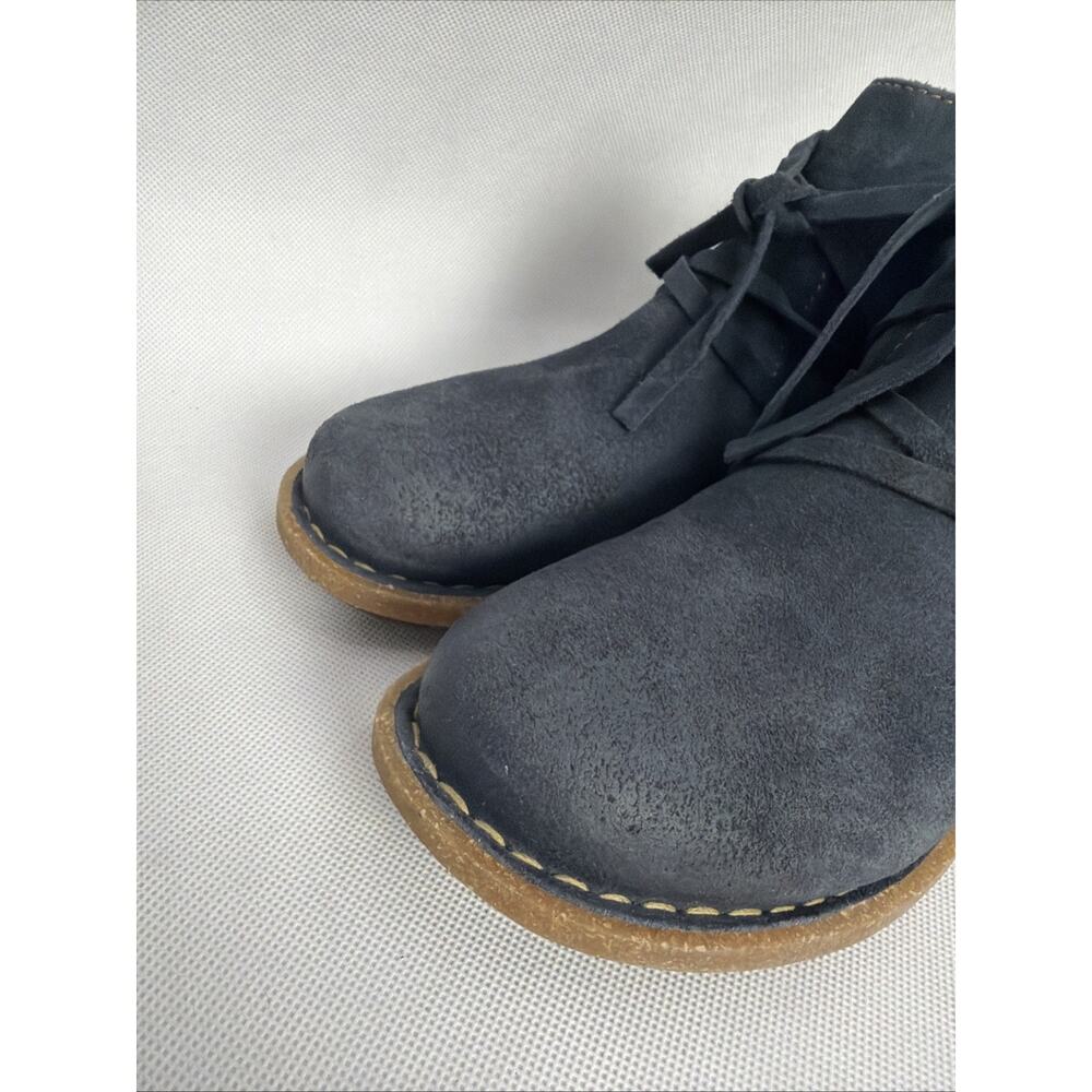 Born Women's Born Tarkiln Distressed Navy Blue Ankle Soft Suede Leather Upper - Picture 2 of 9